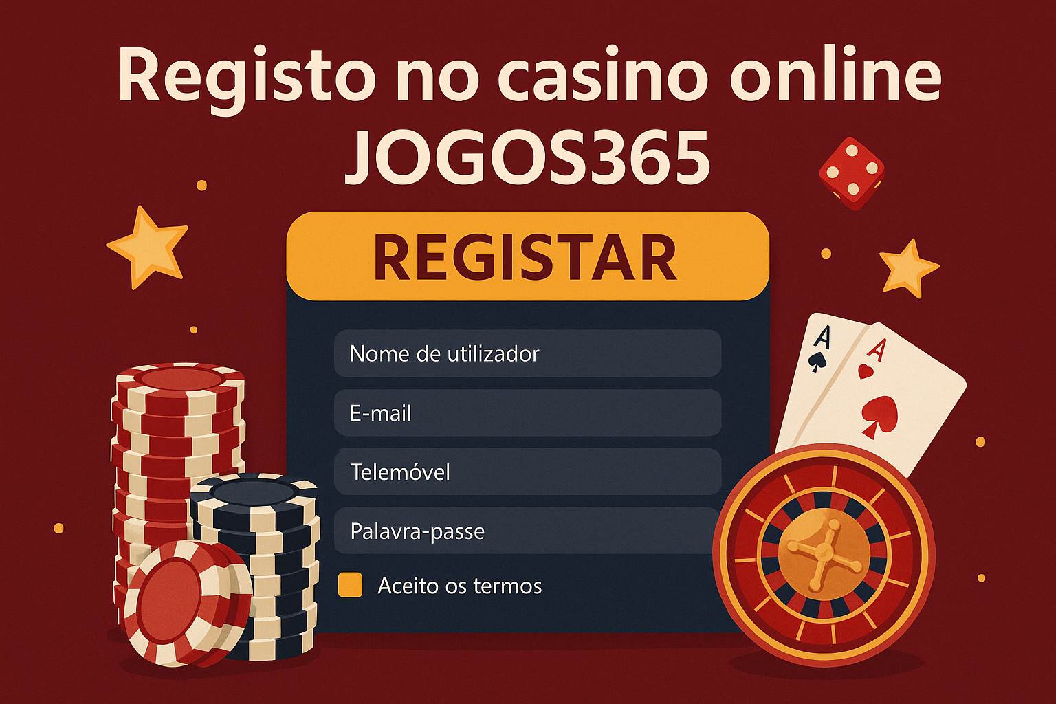 Não Perca tempo, o rRgistro na site JOGOS365